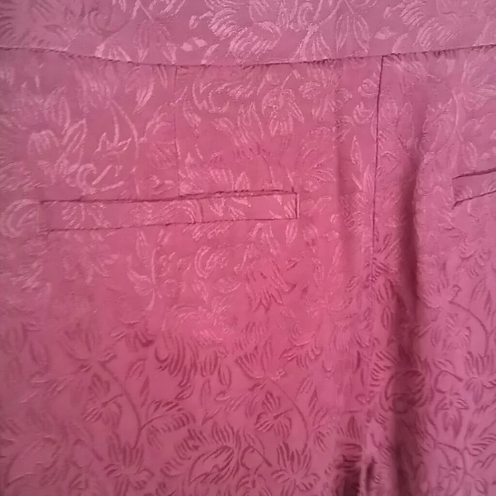 Ann Taylor Loft Rose Jacquard Skort Shorts EUC sz 2